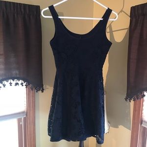 Aeropostale Blue Lace Dress, Size Small